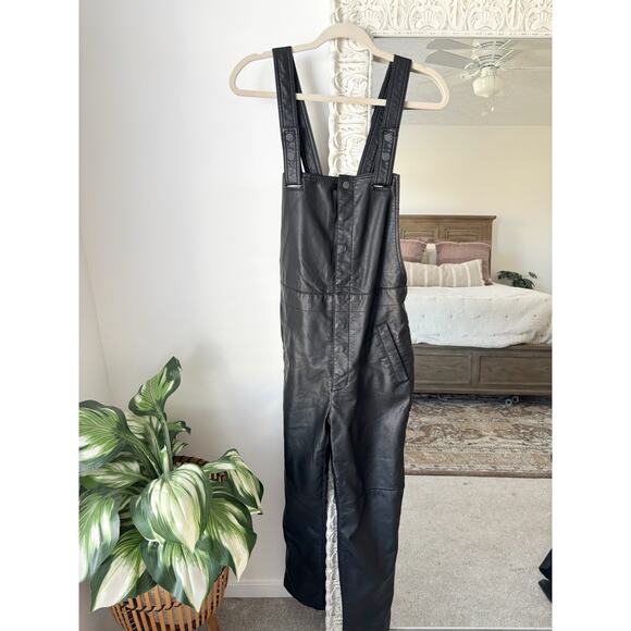 Free People Mod Moto Dungaree Overalls - Picture 2 of 8